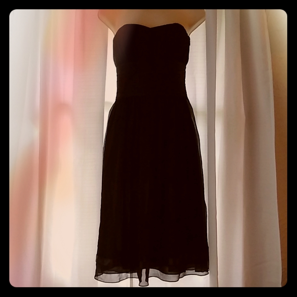 Ted Baker black strapless cocktail dress